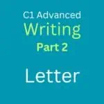 C1 Advanced Writing Part 2: Letter of Recommendation